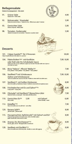Beilagensalate Desserts