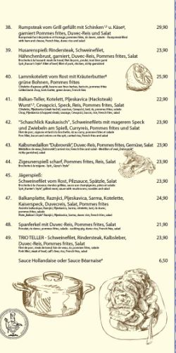 Grill-Spezialitäten